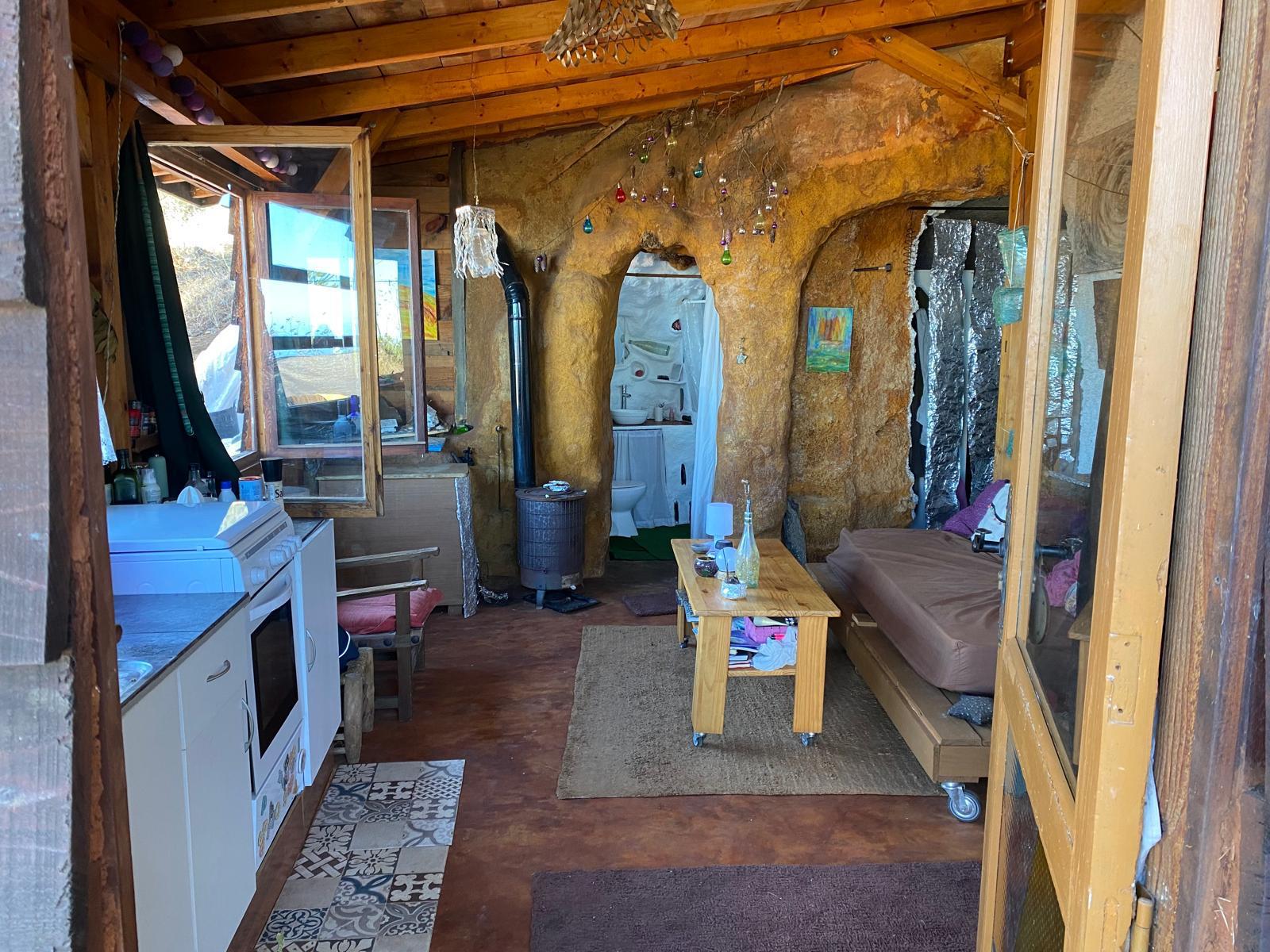 Terreno con casa cueva en Puntagorda